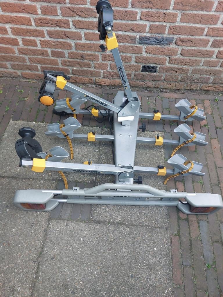 Spinder fietsendrager voor 3 fietsen - Max 75 kg, Auto diversen, Ophalen, 3 fietsen of meer, Gebruikt, Trekhaakdrager