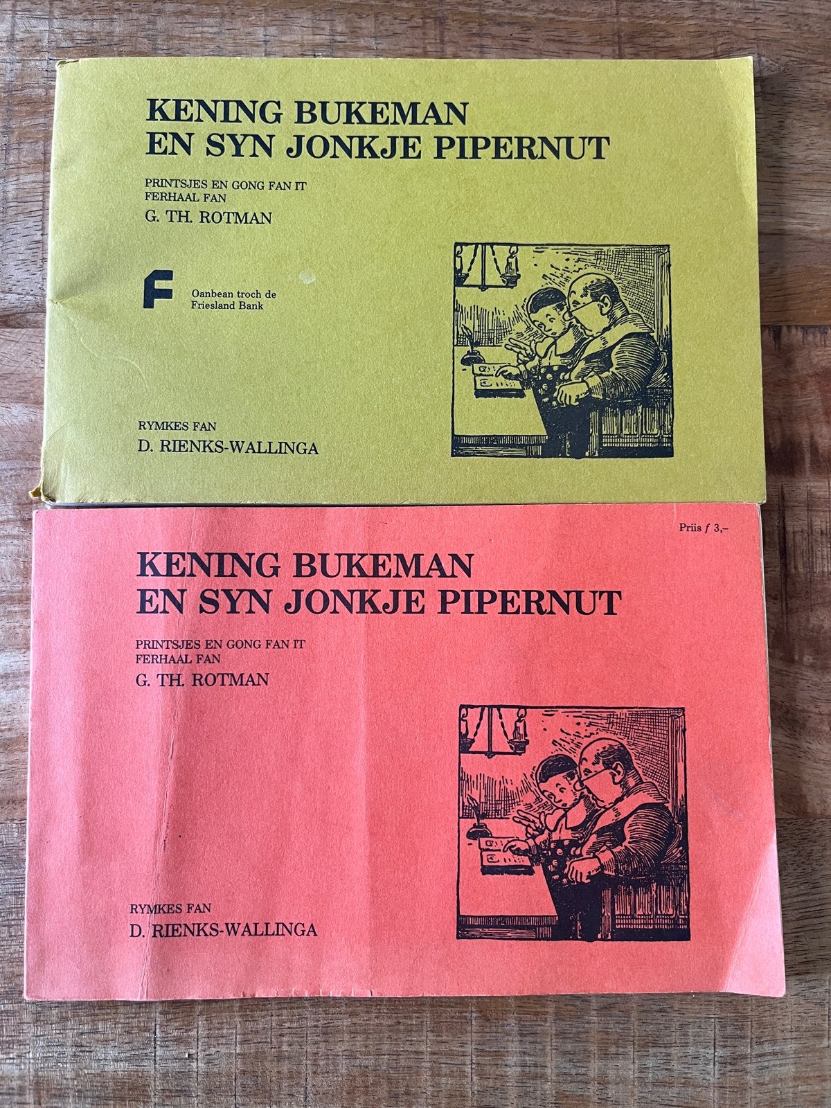 Kening Bukeman en syn Jonkje Pipernut - 2 Friese boekjes, Ophalen of Verzenden, Gelezen, Fictie algemeen