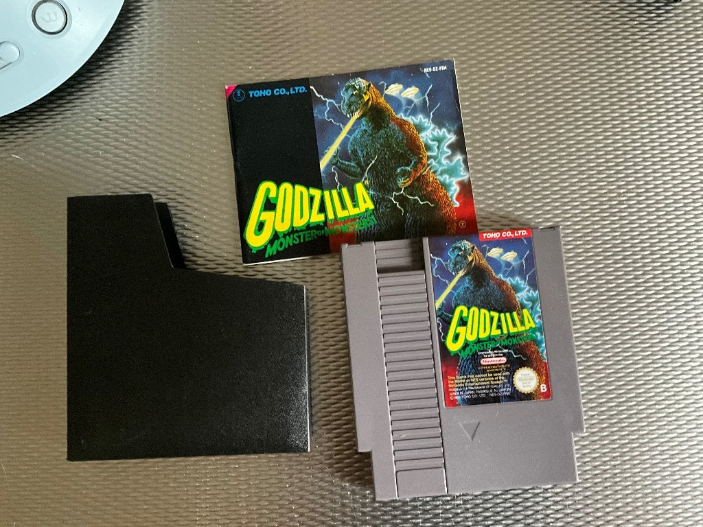 Godzilla, Monster of monsters game /  NES, Spelcomputers en Games, Games | Nintendo NES, Avontuur en Actie, Gebruikt, 1 speler