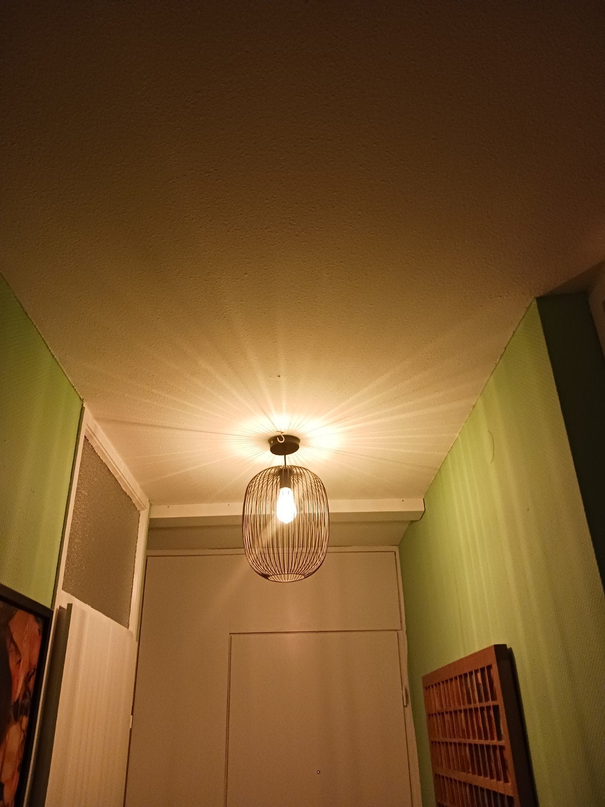 Hanglamp, Ophalen, 50 tot 100 cm, Zo goed als nieuw, Minder dan 100 cm