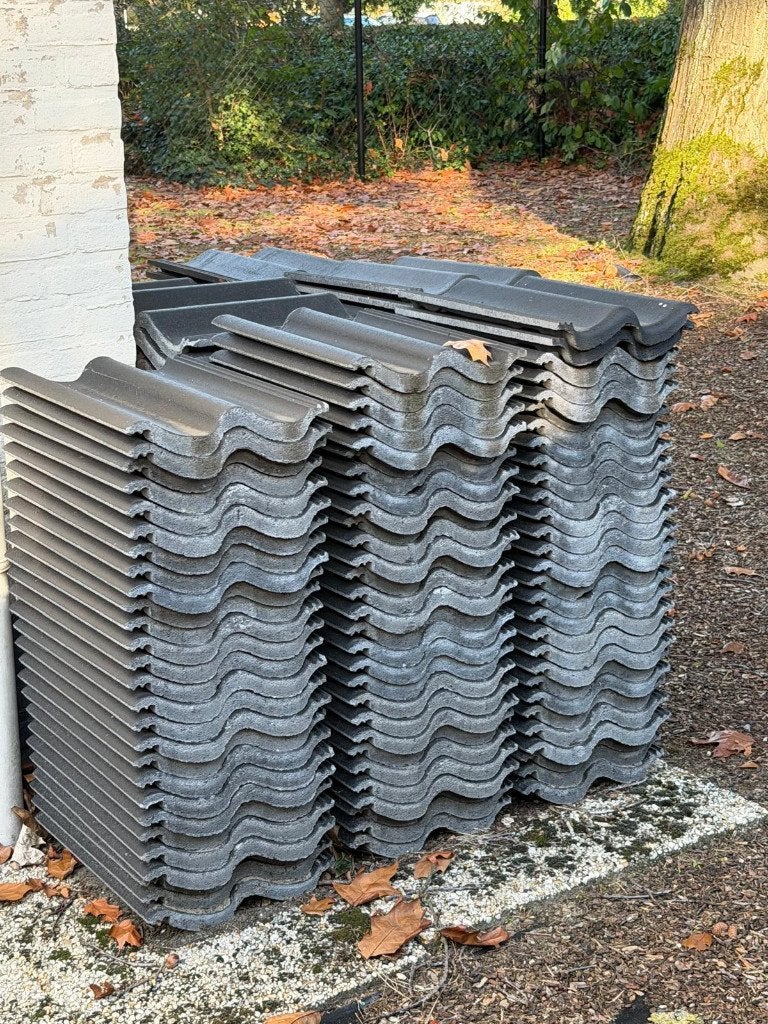 Nieuwe BMI Monier dakpannen donkergrijs/antraciet - 190 stk., Ophalen, Steen of Klei, Nieuw, 15 m² of meer