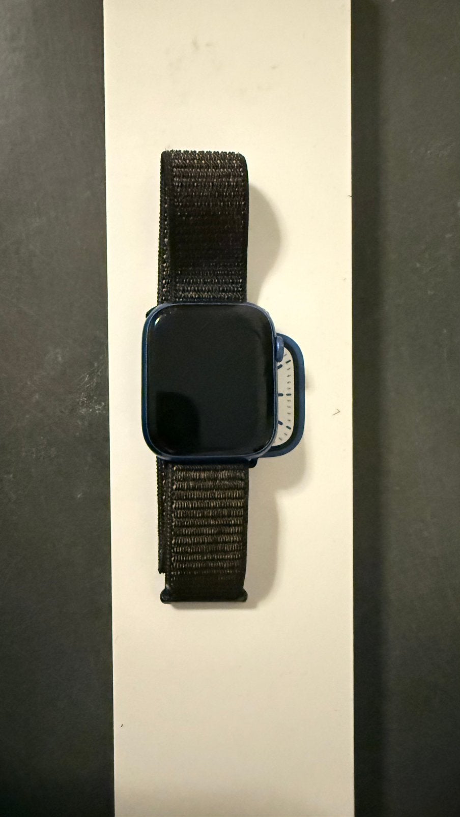 Apple watch 7 blauwe, Sieraden, Tassen en Uiterlijk, Smartwatches, Blauw, IOS, Ophalen of Verzenden, Zo goed als nieuw