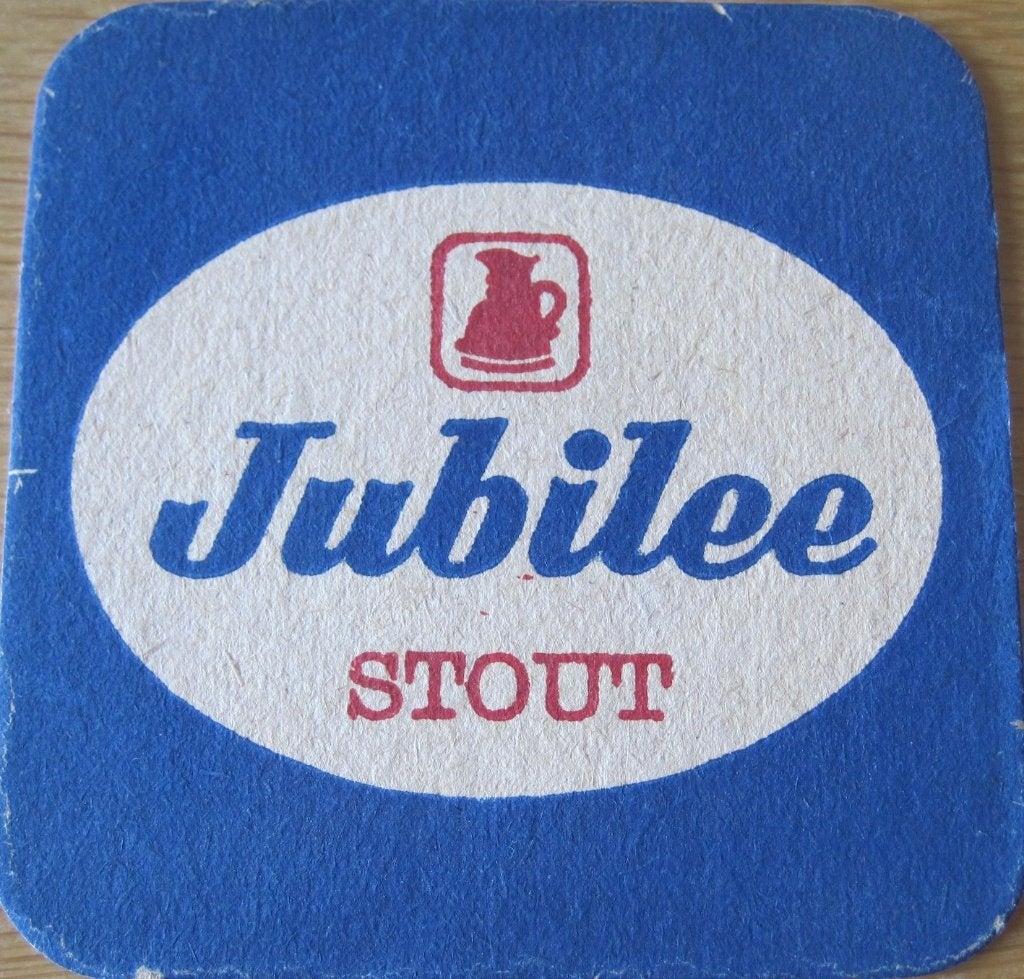 bierviltje van Jubilee Stout, Ophalen of Verzenden, Zo goed als nieuw, Viltje(s), Overige merken