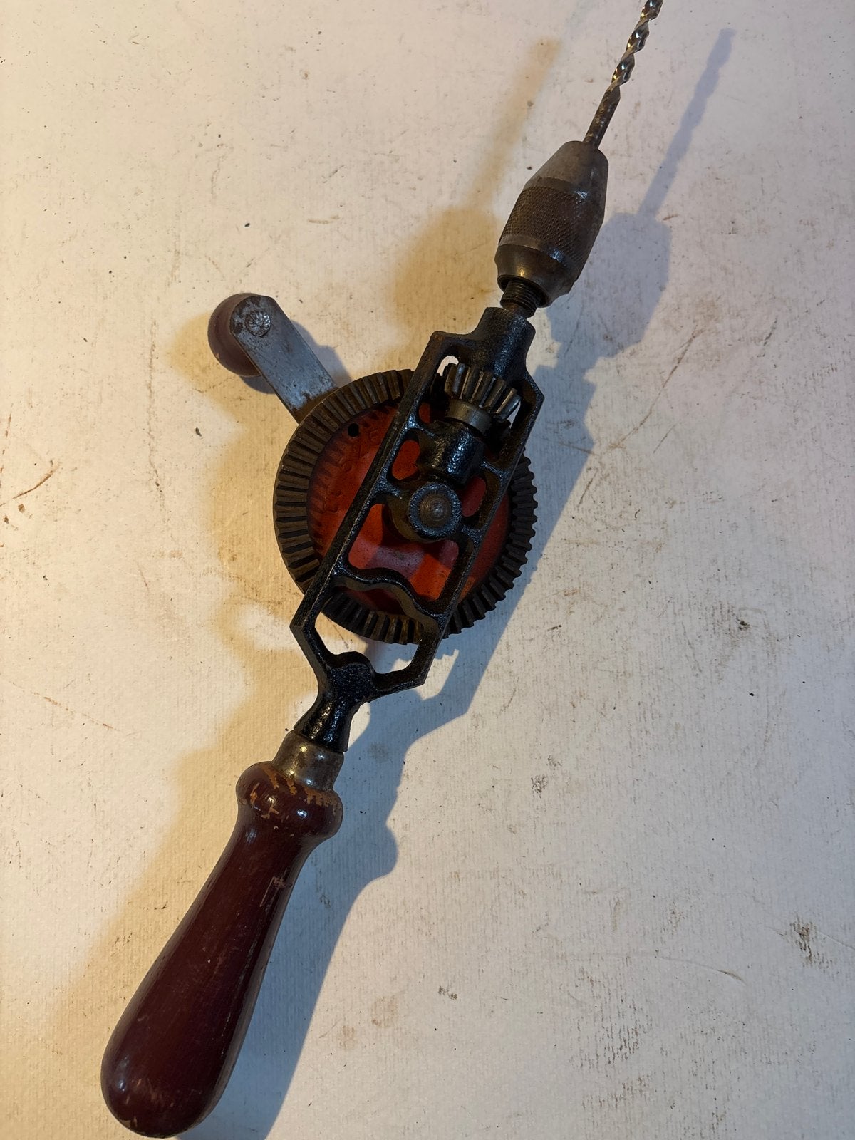 Vintage Stanley 805 Handboor - Klassiek Gereedschap, Antiek en Kunst, Ophalen of Verzenden