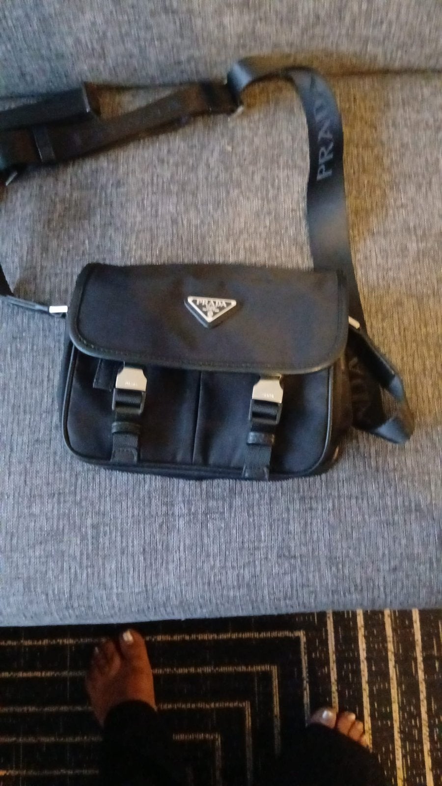 Prada tassen, Sieraden, Tassen en Uiterlijk, Ophalen, Zo goed als nieuw, Zwart