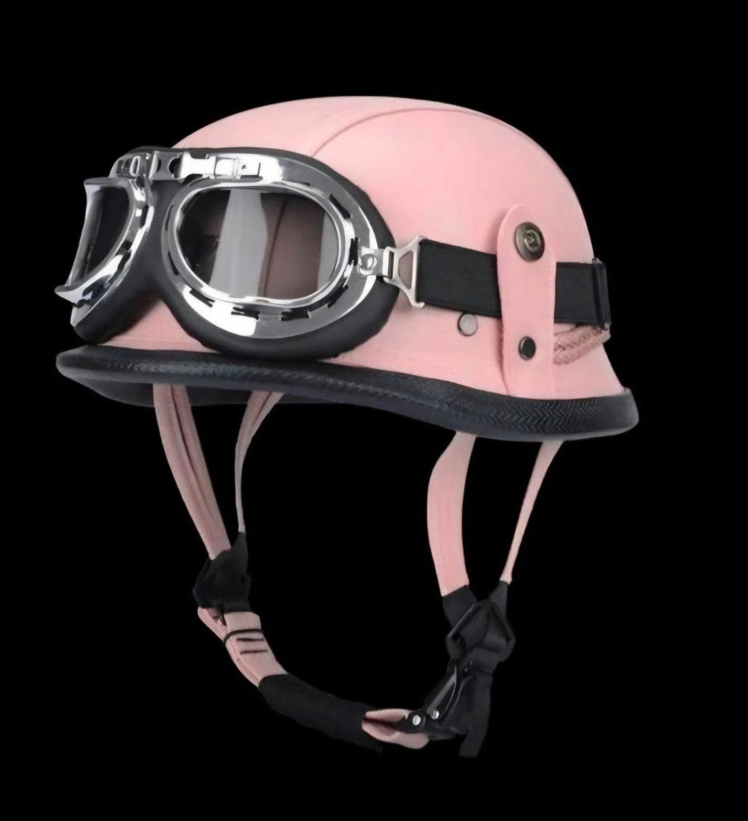 Motor/Brommerhelm DOT/CCC Retro Roze Nieuw, Motoren, M, Ophalen of Verzenden, Dames, Nieuw met kaartje