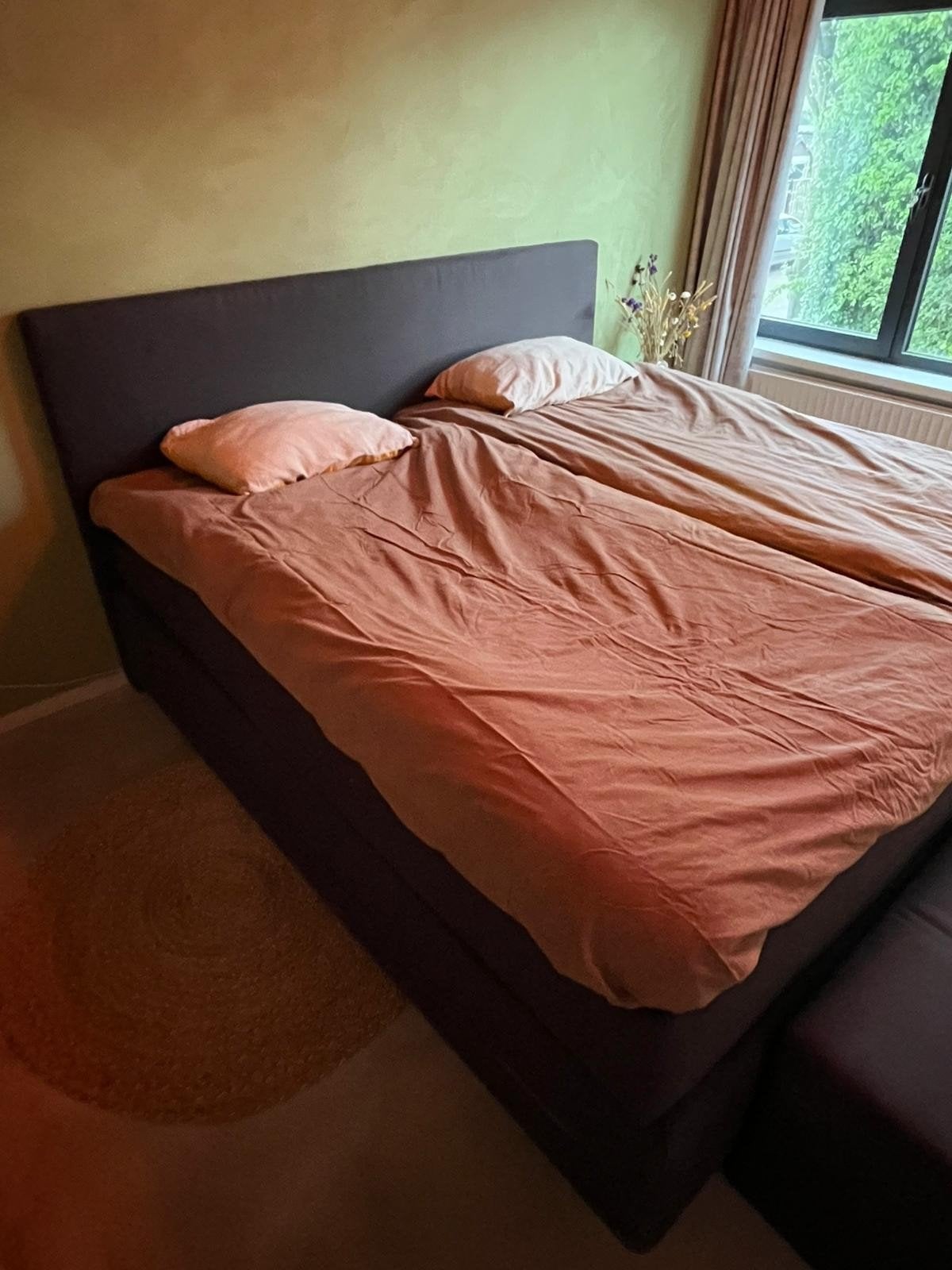Swiss Sense Tweepersoons elektrische boxspring 200x200 cm, Huis en Inrichting, Slaapkamer | Bedden, Gebruikt, Tweepersoons, Overige maten