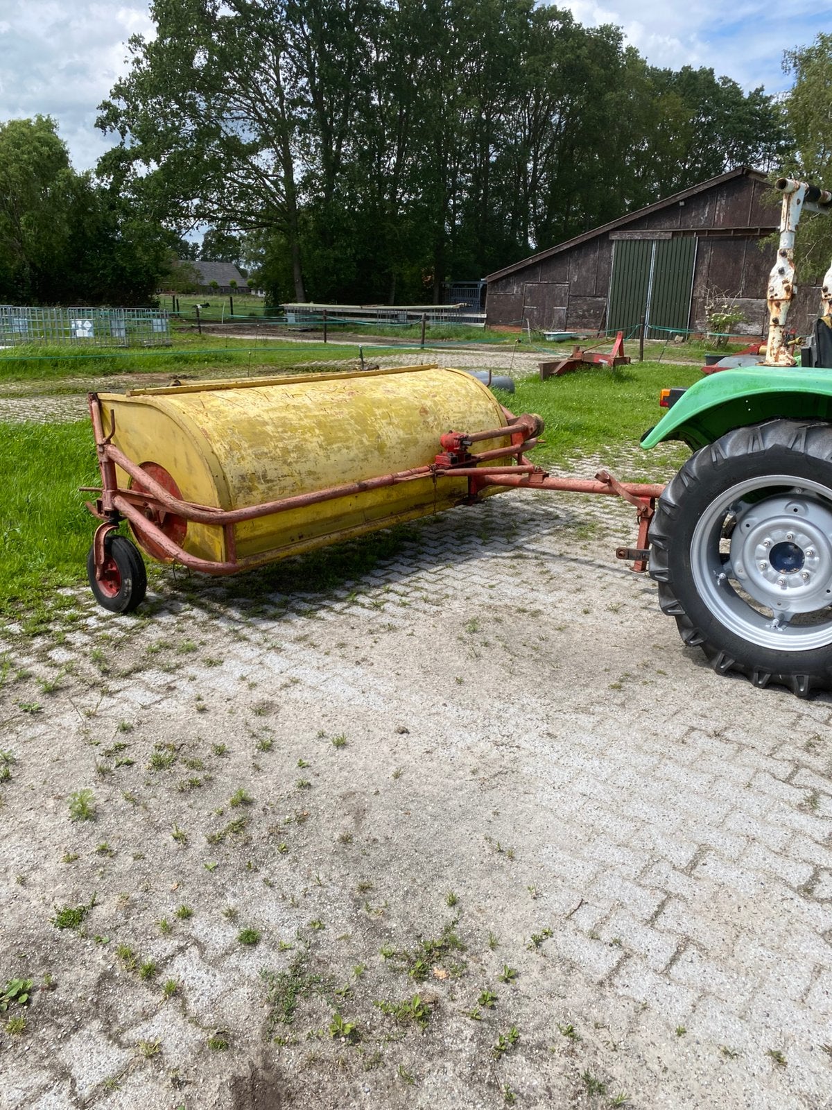 Victoria trommelschudder, Ophalen, Grondbewerking