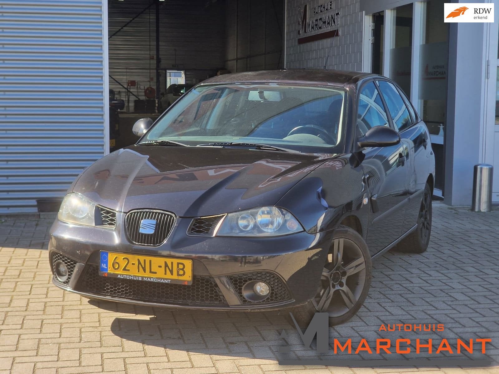 Seat Ibiza 1.4-16V Stella APK NIEUW|TREKHAAK, Auto's, Voorwielaandrijving, Gebruikt, Zwart, Origineel Nederlands