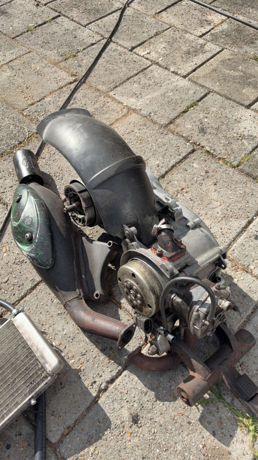 50cc 2takt h2o blok, Ophalen, Zo goed als nieuw, Blok, Piaggio