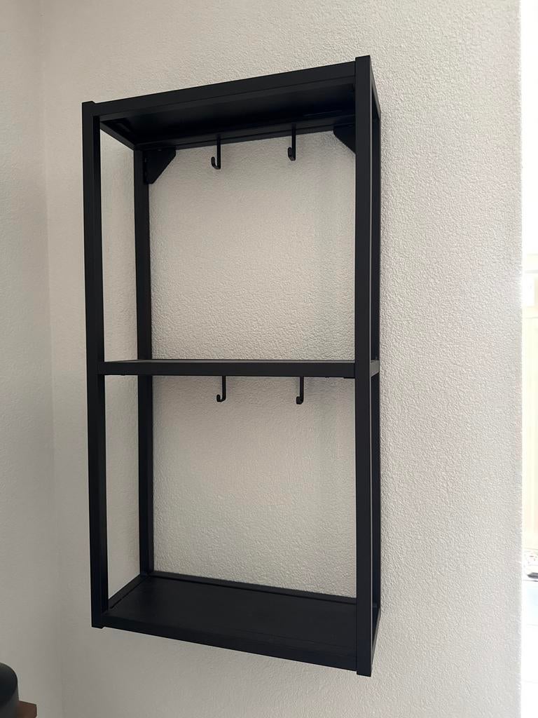 Ikea Enhet wandrekje zwart 75x40x15, Ophalen, Zo goed als nieuw