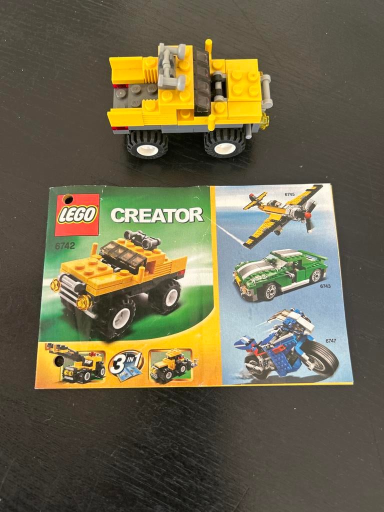 LEGO Creator 6742 Mini Offroader 3-in-1 set, Gebruikt, Lego, Ophalen of Verzenden, Compleet
