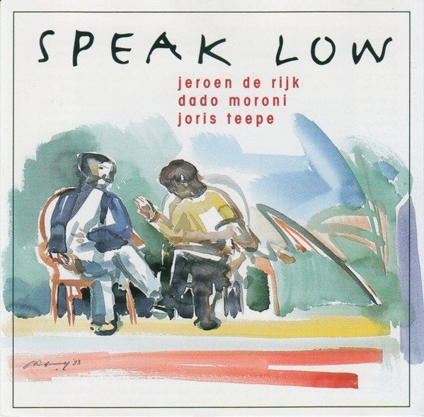 Jeroen de Rijk & Dado Moroni & Joris Teepe – Speak Low 1997, Inclusief boekje, Ophalen of Verzenden, Zo goed als nieuw, Jazz