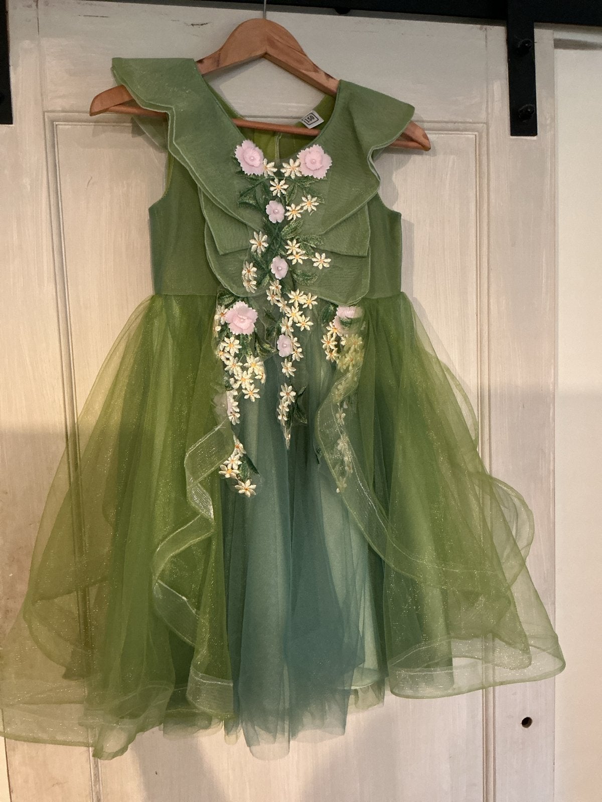 Groene Elfenjurk Maat 150, Ophalen of Verzenden, Zo goed als nieuw, Meisje