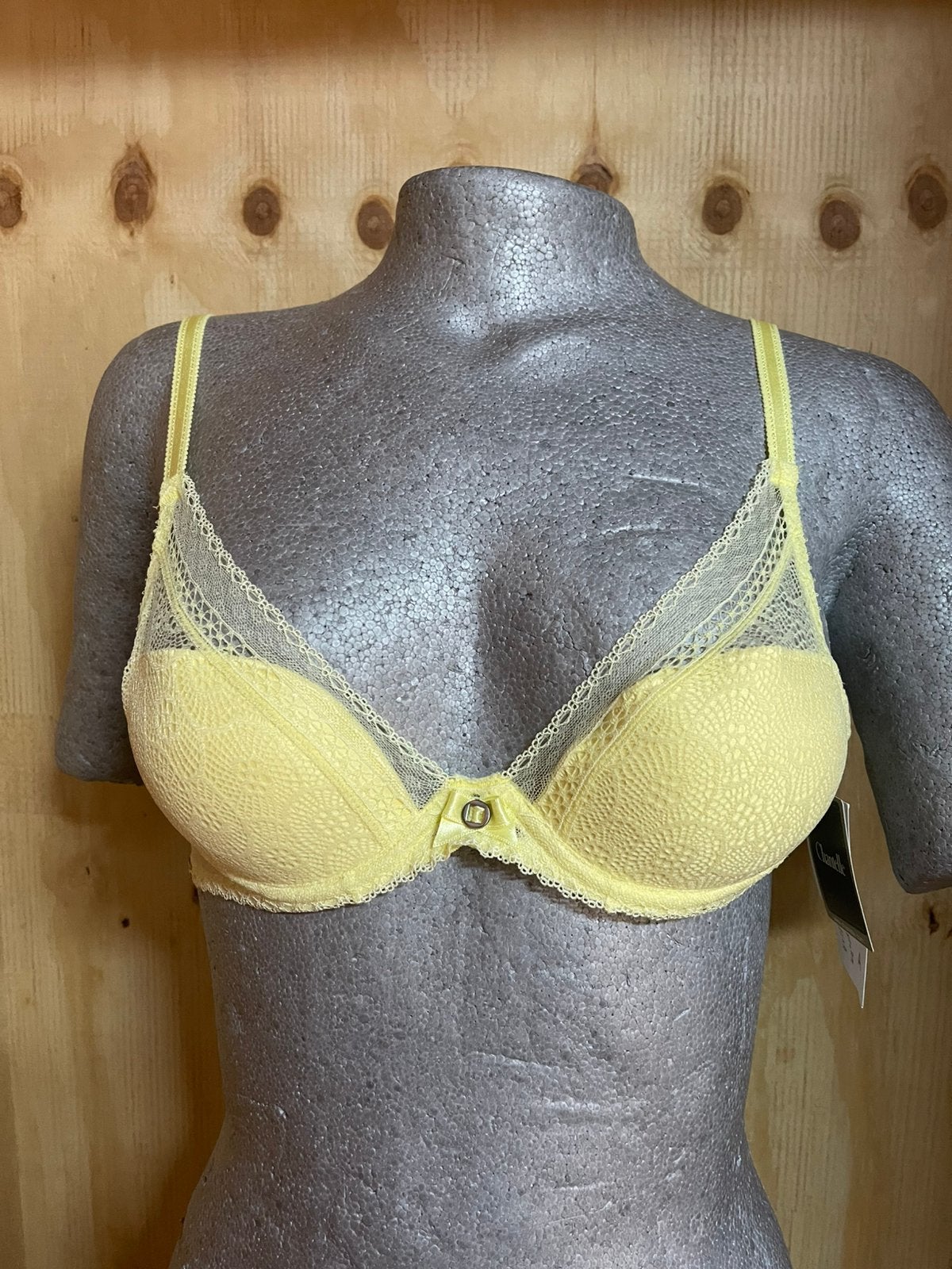 Chantelle push up bh 70a model 3682, Verzenden, Geel, BH
