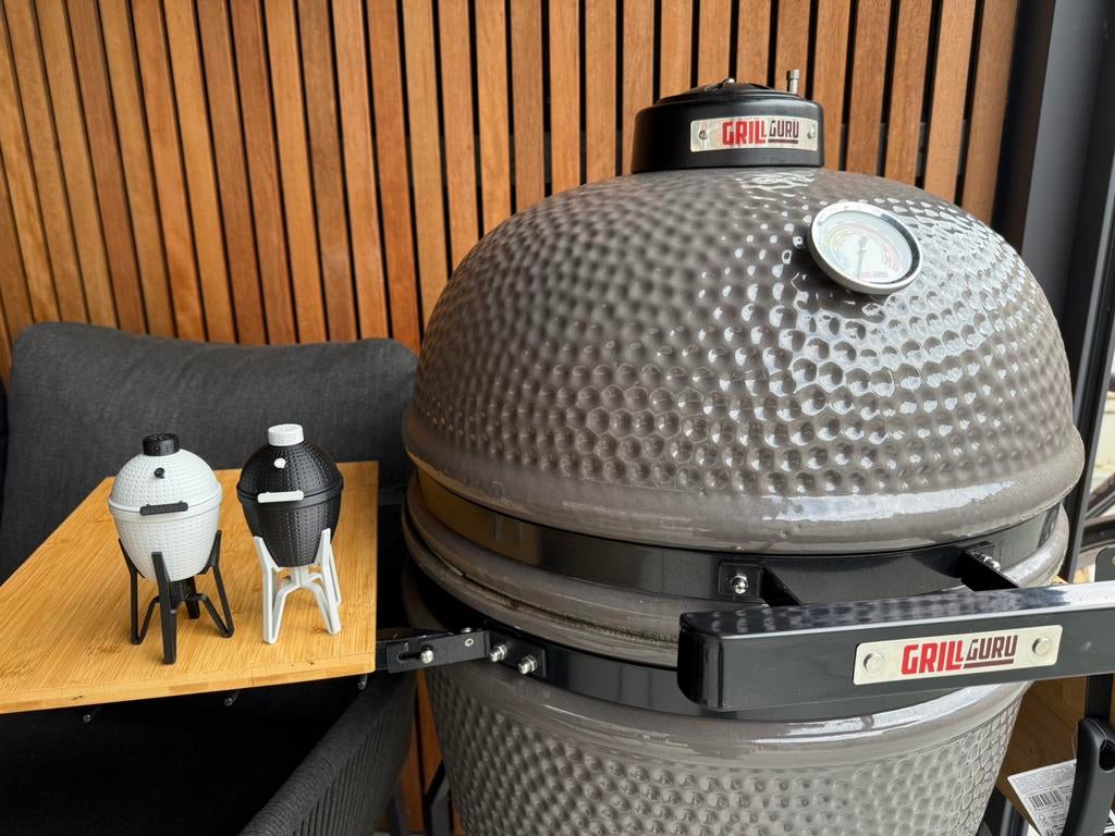 Bbq kamado zout en peper set cadeau, Tuin en Terras, Houtskoolbarbecues, Nieuw, Met accessoires, Ophalen of Verzenden
