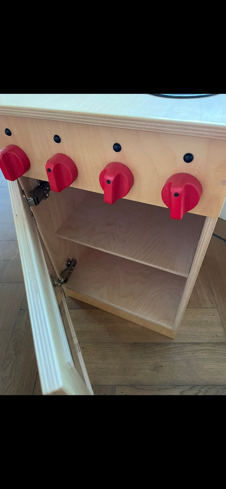 Houten kinderfornuis keuken Van Dijk toys, Kinderen en Baby's, Ophalen of Verzenden, Zo goed als nieuw