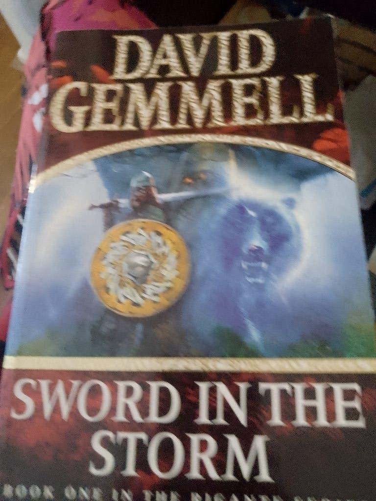 boek book    DAVID GEMMELL SWORD IN THE STORM, Ophalen, Zo goed als nieuw
