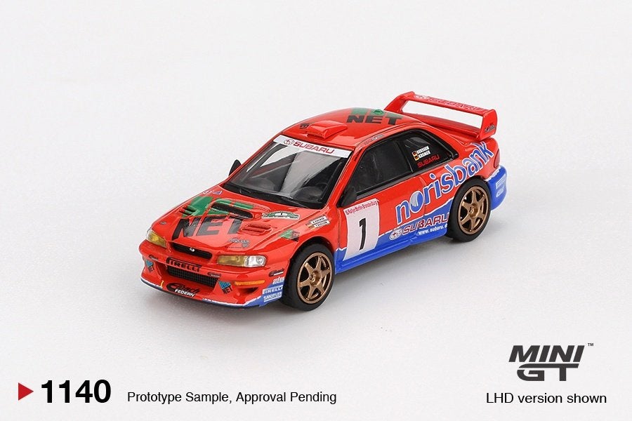 Mini GT 1/64 - Subaru Impreza WRC97 #1 1999 DRM Mgt451, Verzenden, Nieuw, Auto