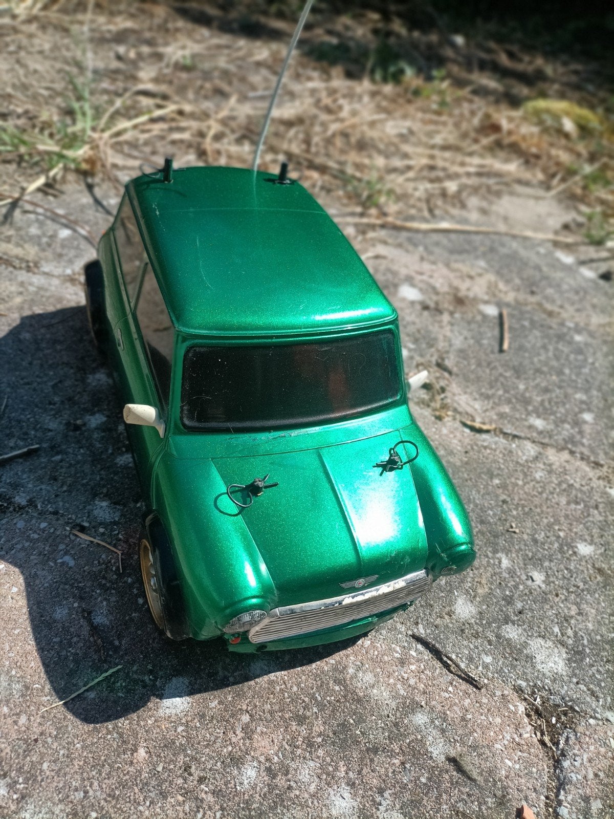 Tamiya Mini Cooper, Hobby en Vrije tijd, Modelbouw | Radiografisch | Auto's, Elektro, Gebruikt, Ophalen of Verzenden, Schaal 1:10