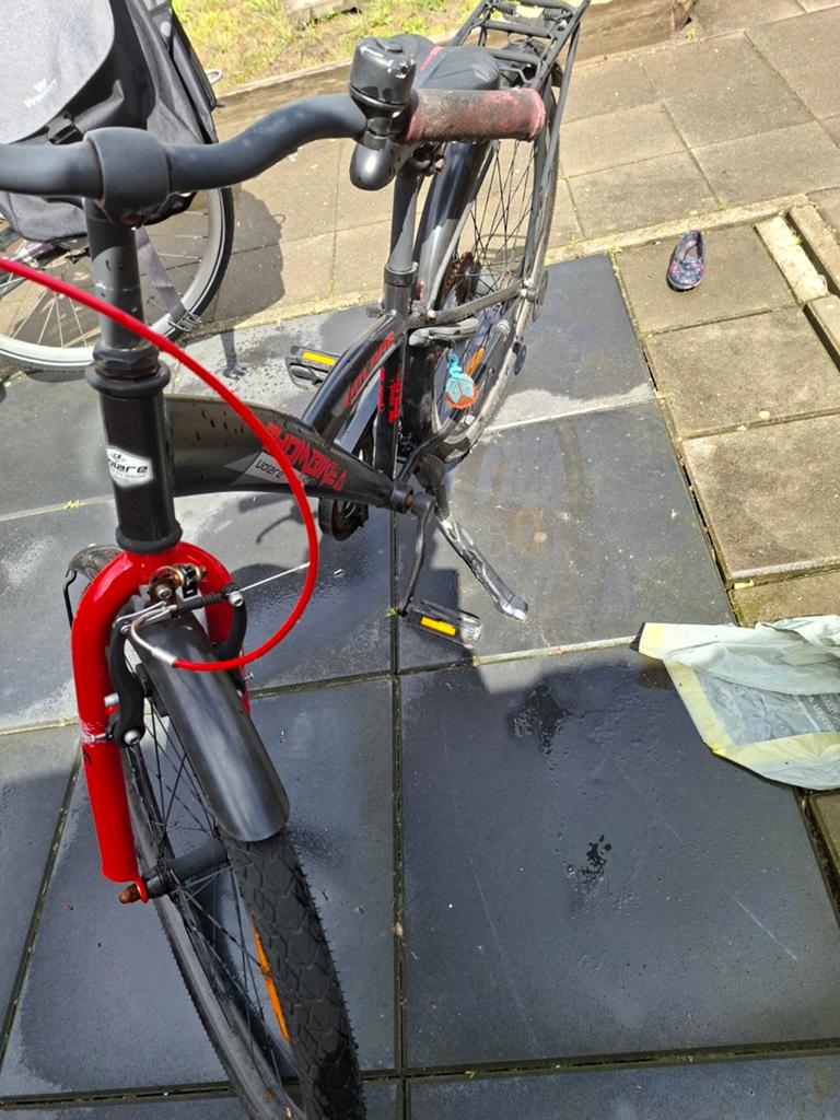 Kinderfiets 24 inch, Fietsen en Brommers, Fietsen | Tandems, Minder dan 10 versnellingen, Gebruikt, Minder dan 49 cm, Ophalen of Verzenden