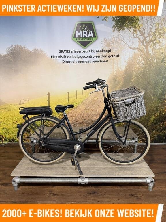 Batavus Pick Up! elektrische fiets met voorwiel motor ebike!, Batavus, Batavus, Ophalen of Verzenden, Zo goed als nieuw
