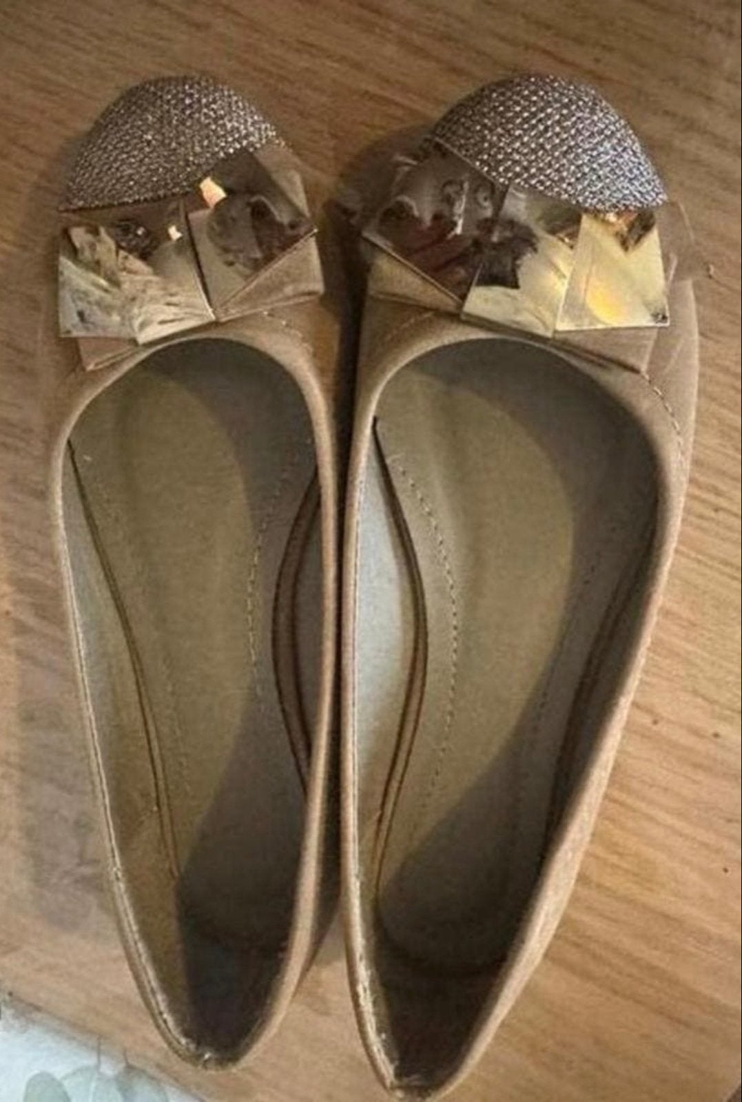 Stijlvolle beige ballerina's maat 36 - Comfortabel & Veelzij, Kleding | Dames, Schoenen, Ophalen of Verzenden, Gedragen, Beige
