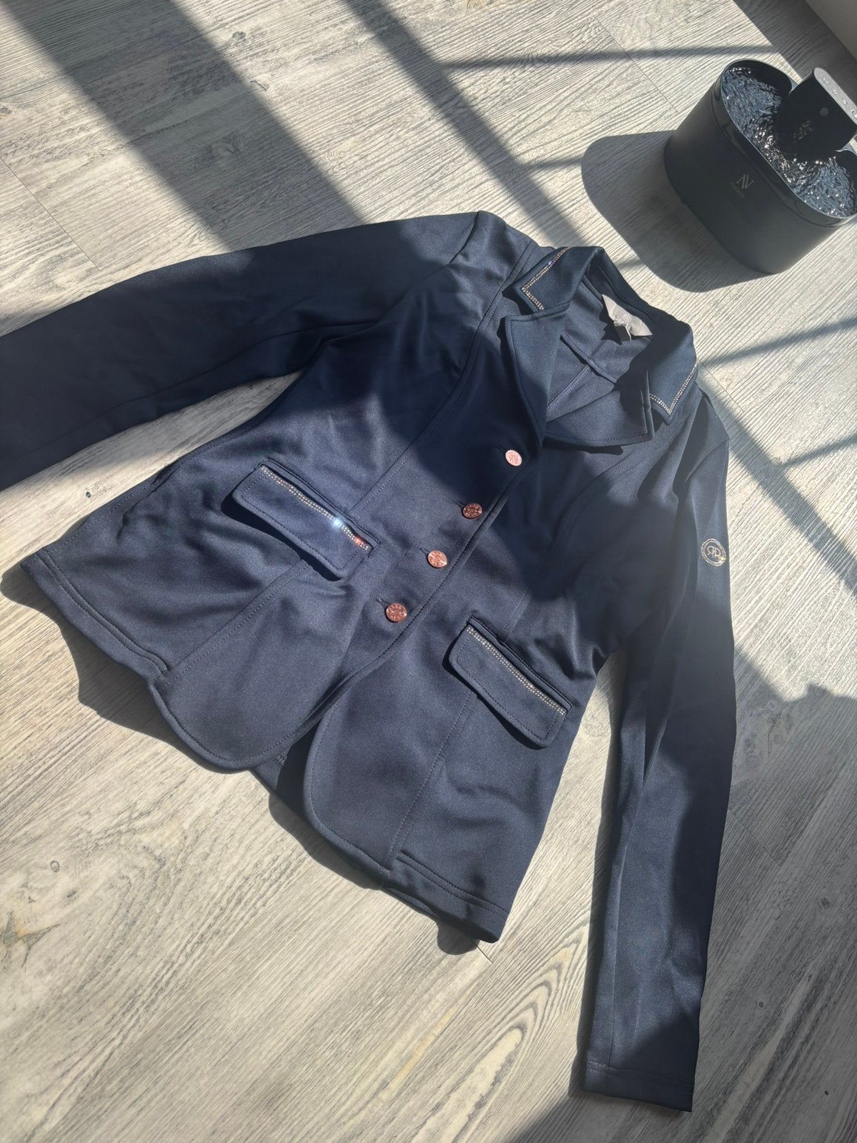 Wedstrijd jasje dressuur, Dieren en Toebehoren, Paardrijkleding, Blauw, Dressuur, Nieuw, Ophalen of Verzenden