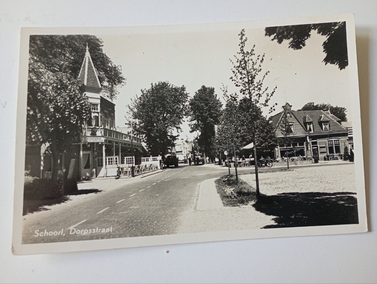 Schoorl Dorpsstraat, Ophalen of Verzenden, 1940 tot 1960, Gelopen, Noord-Holland