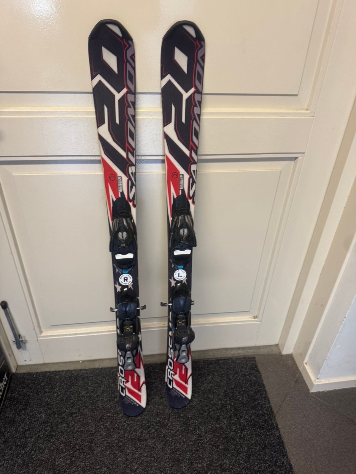 Salomon Snowblades 120 cm echte ski bindingen, Gebruikt, 100 tot 140 cm, Carve, Skiën
