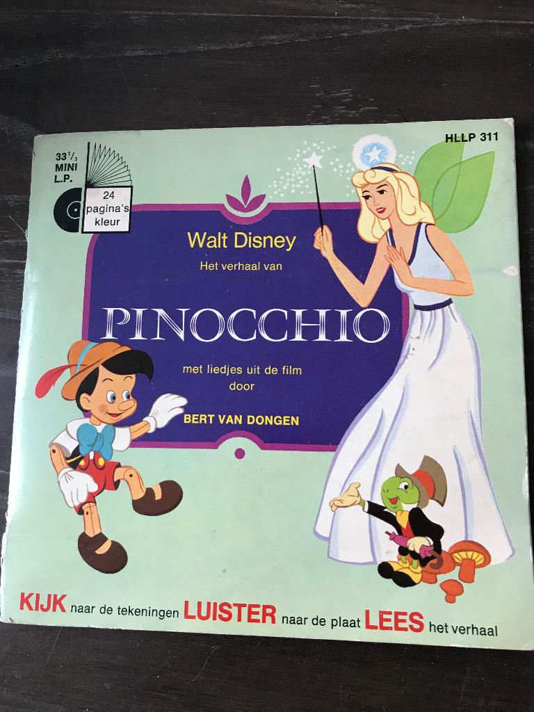 singletje Pinocchio Walt Disney, Ophalen of Verzenden, Overige figuren, Beeldje of Figuurtje