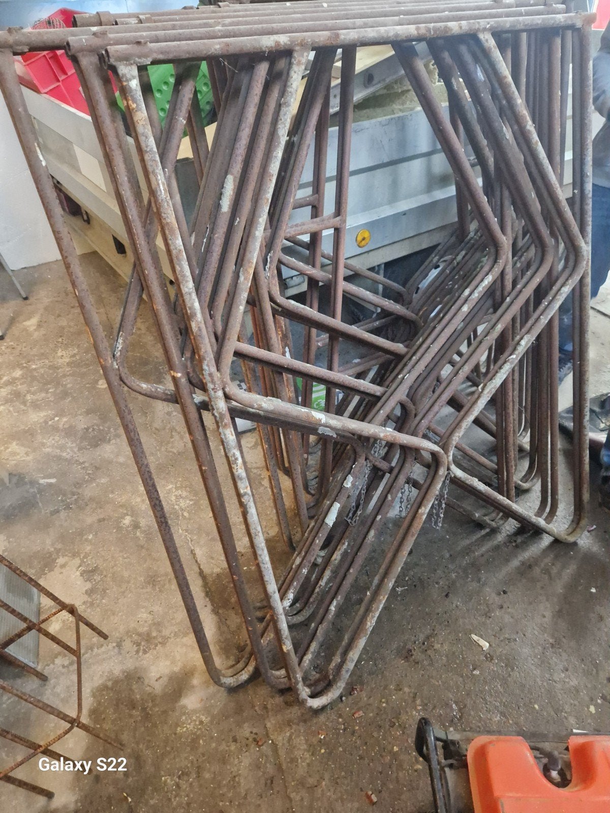 Metselschagen 140cm hoog - 12 stuks, Ophalen, Gebruikt, Overige typen, Minder dan 2 meter