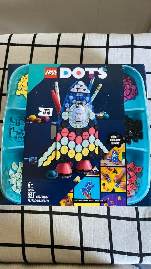 Lego dots pennenbakje raket 41936 nieuw, Overige thema's, Lego, Nieuw, Ophalen of Verzenden