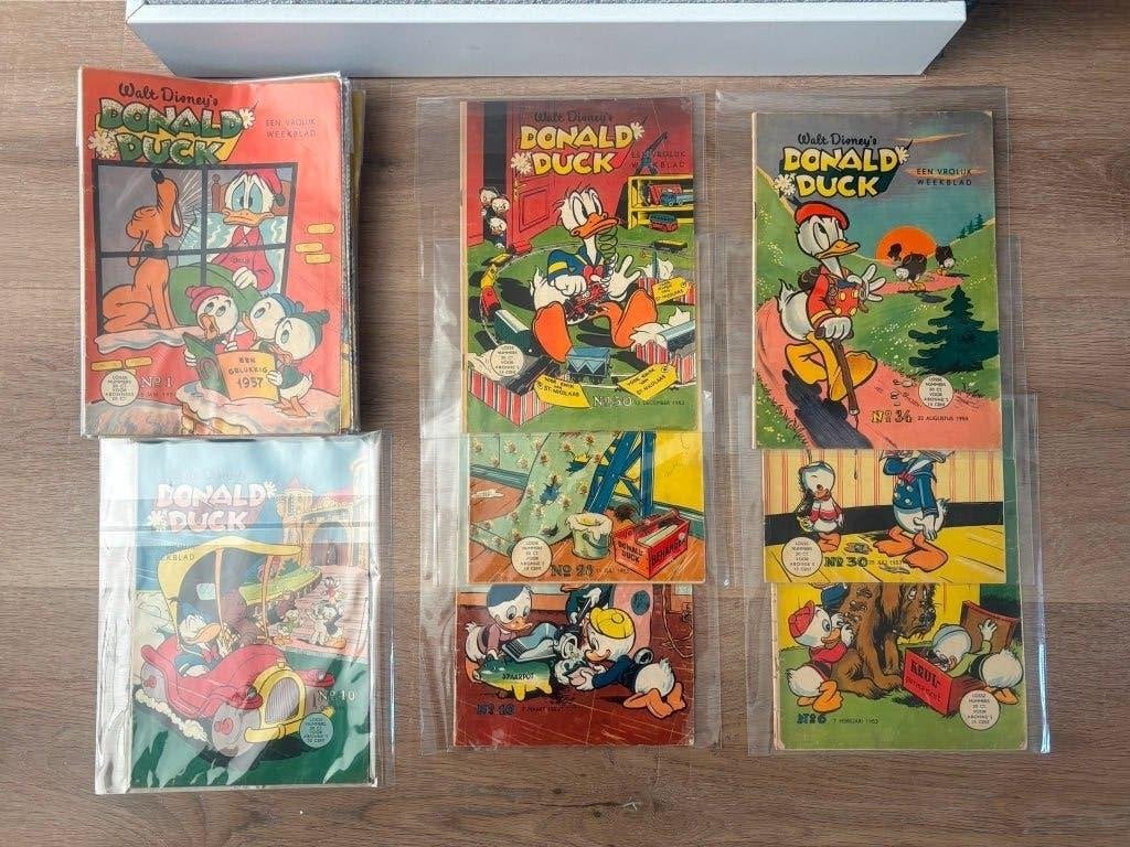 Donald duck weekbladen 1953/1955/1957, Boeken, Meerdere stripboeken, Ophalen of Verzenden, Gelezen