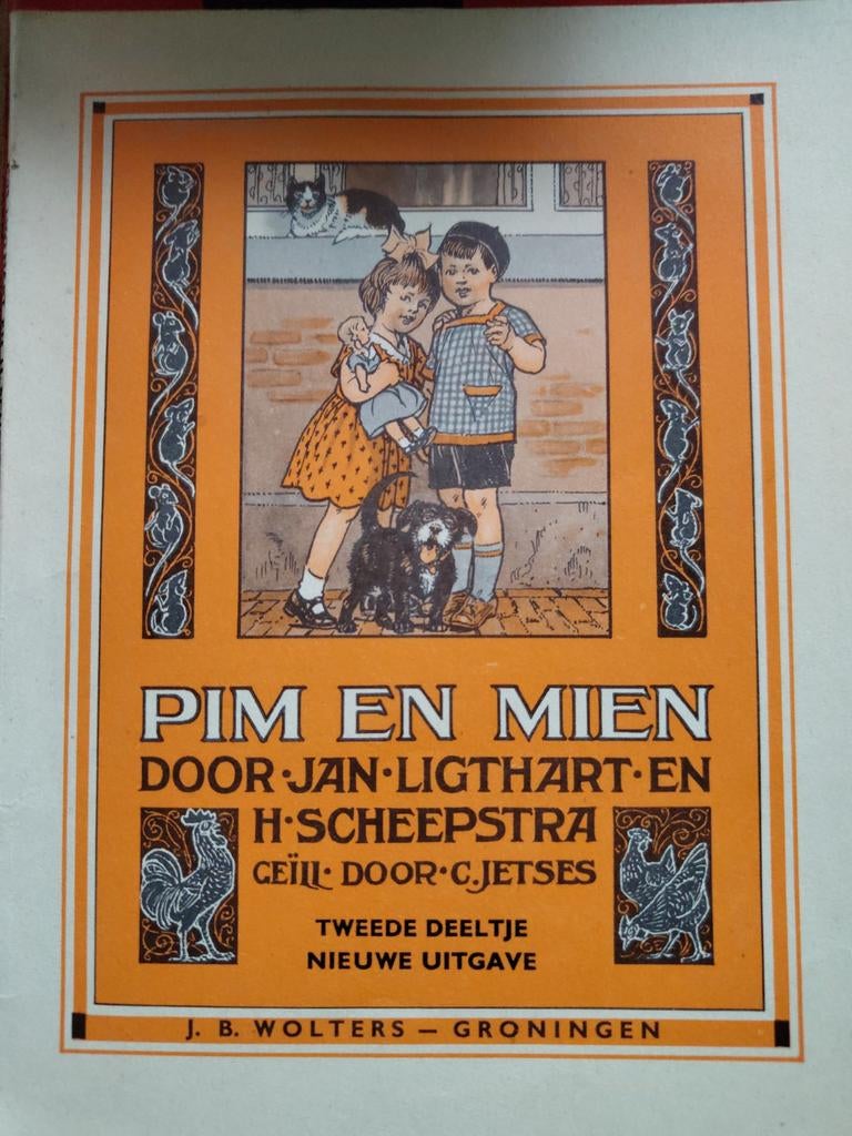 Pim en Mien - Tweede Deeltje (1967), Boeken, Kinderboeken | Jeugd | onder 10 jaar, Ophalen of Verzenden, Gelezen, Jan Ligthart en H. Scheepstra