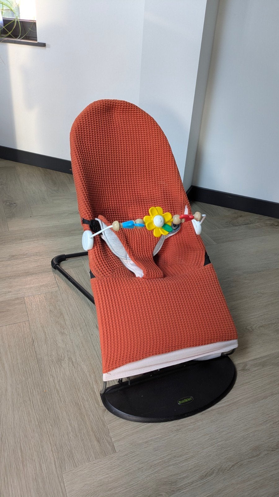 BabyBjörn Wipstoel met 2 hoezen en speelboog, Overige merken, Gebruikt, Verstelbaar, Wipstoel