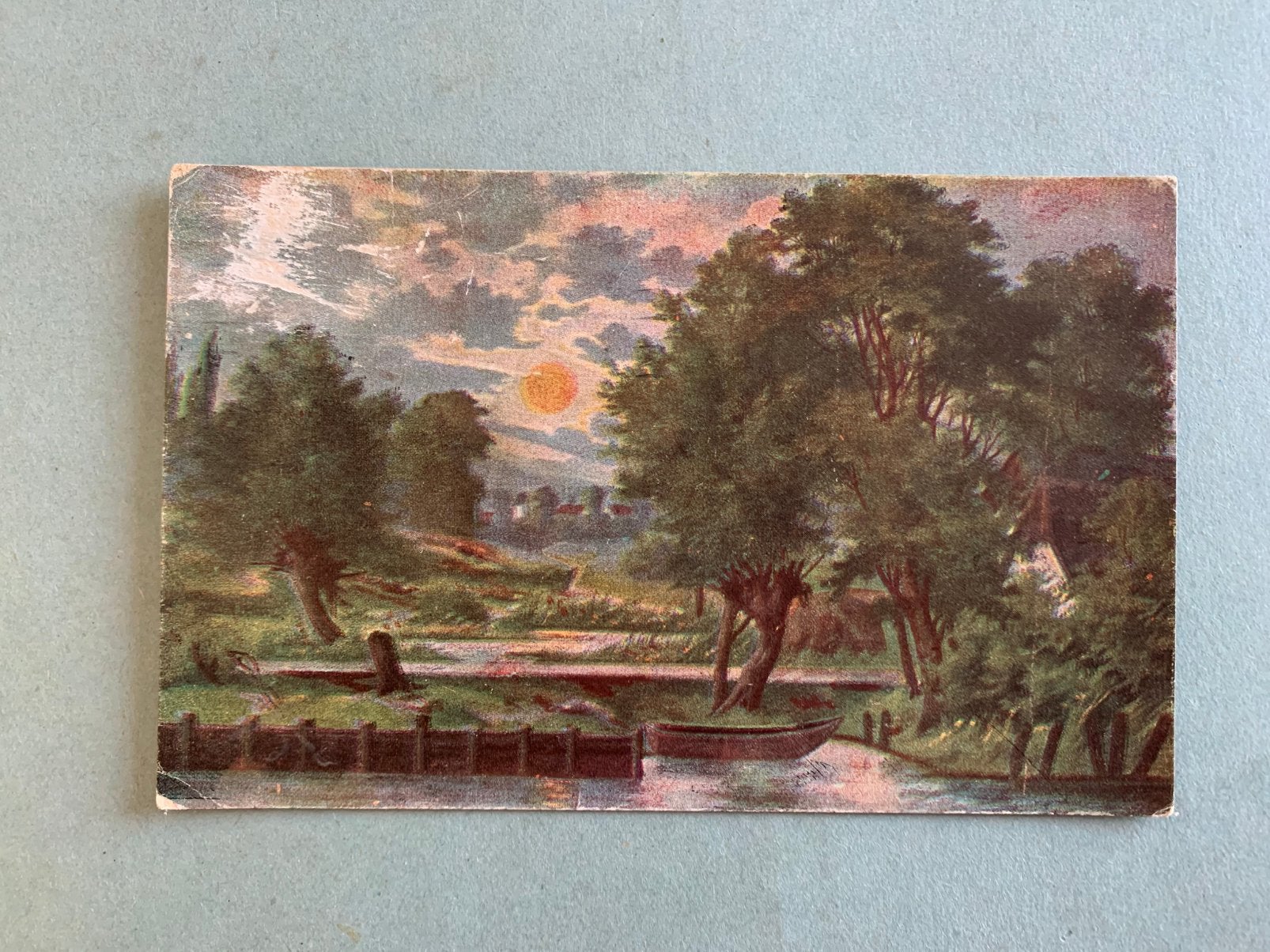 1-6-1924 Landschap, Ophalen of Verzenden, 1920 tot 1940, Gelopen, Natuur