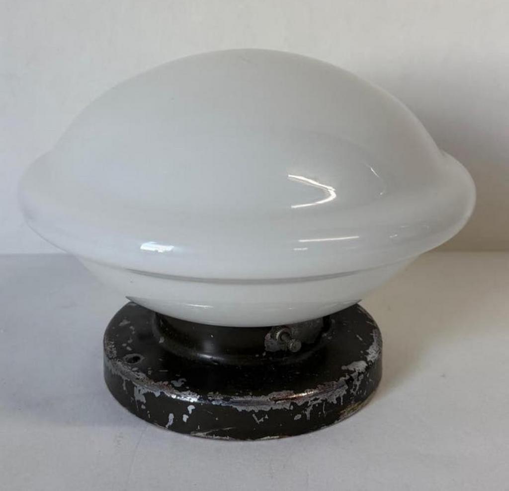 Vintage Gispen ‘planeet’ plafondlamp industrieel armatuur, Huis en Inrichting, Lampen | Plafondlampen, Ophalen of Verzenden, Gebruikt