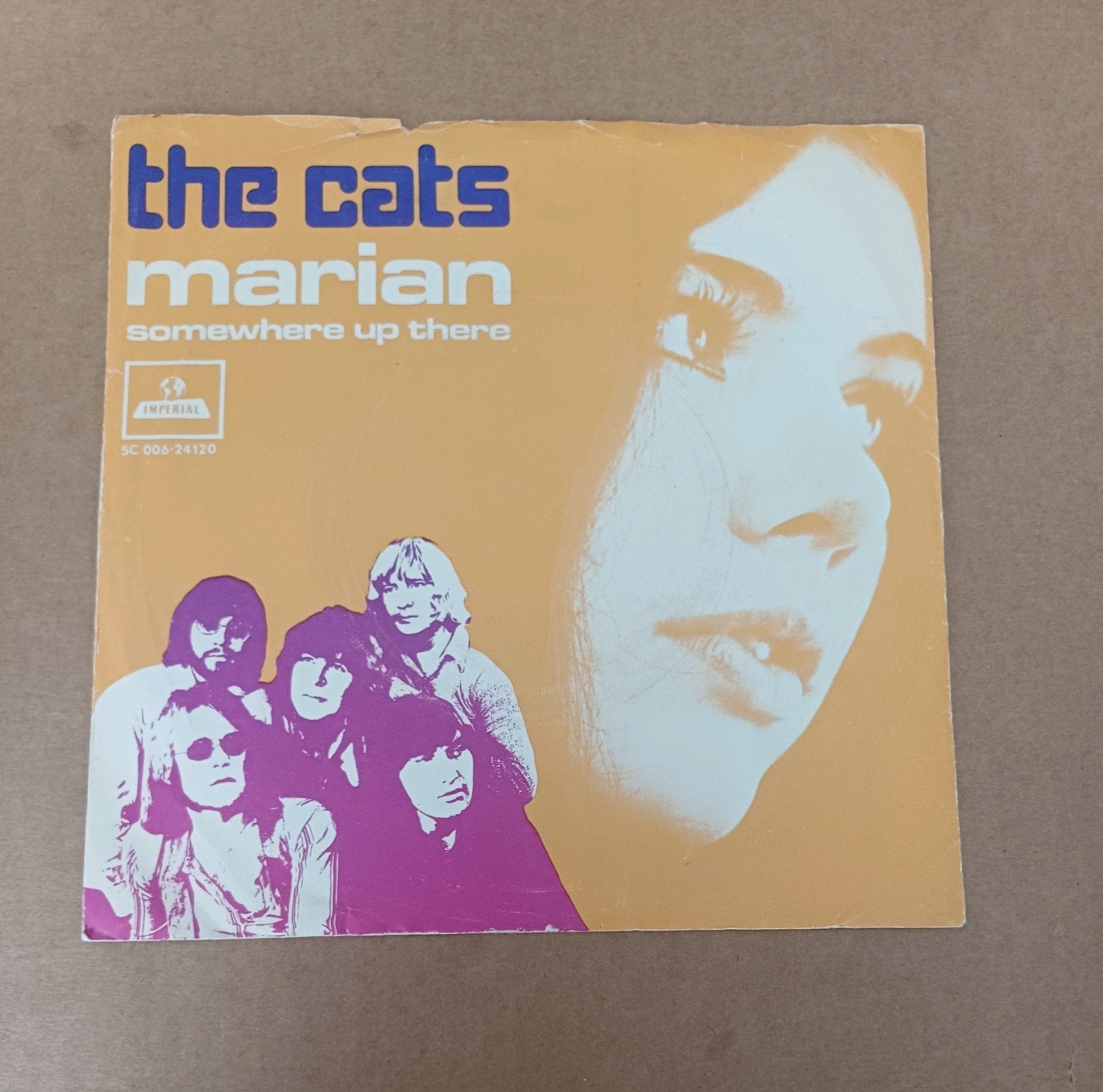 The Cats - Marian, Cd's en Dvd's, Vinyl Singles, Beschermende buitenhoes, Ophalen of Verzenden, Gebruikt, Pop