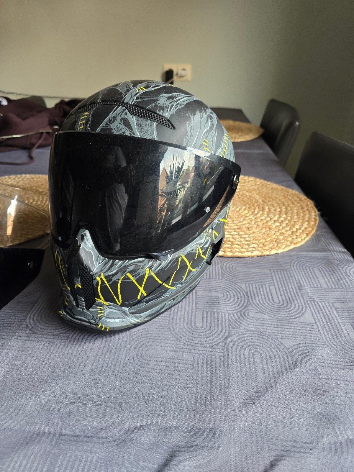 Ruroc Atlas 3.0 Dark Harvest motorhelm - Maat S, Motoren, Overige merken, Ophalen of Verzenden, Integraalhelm, S