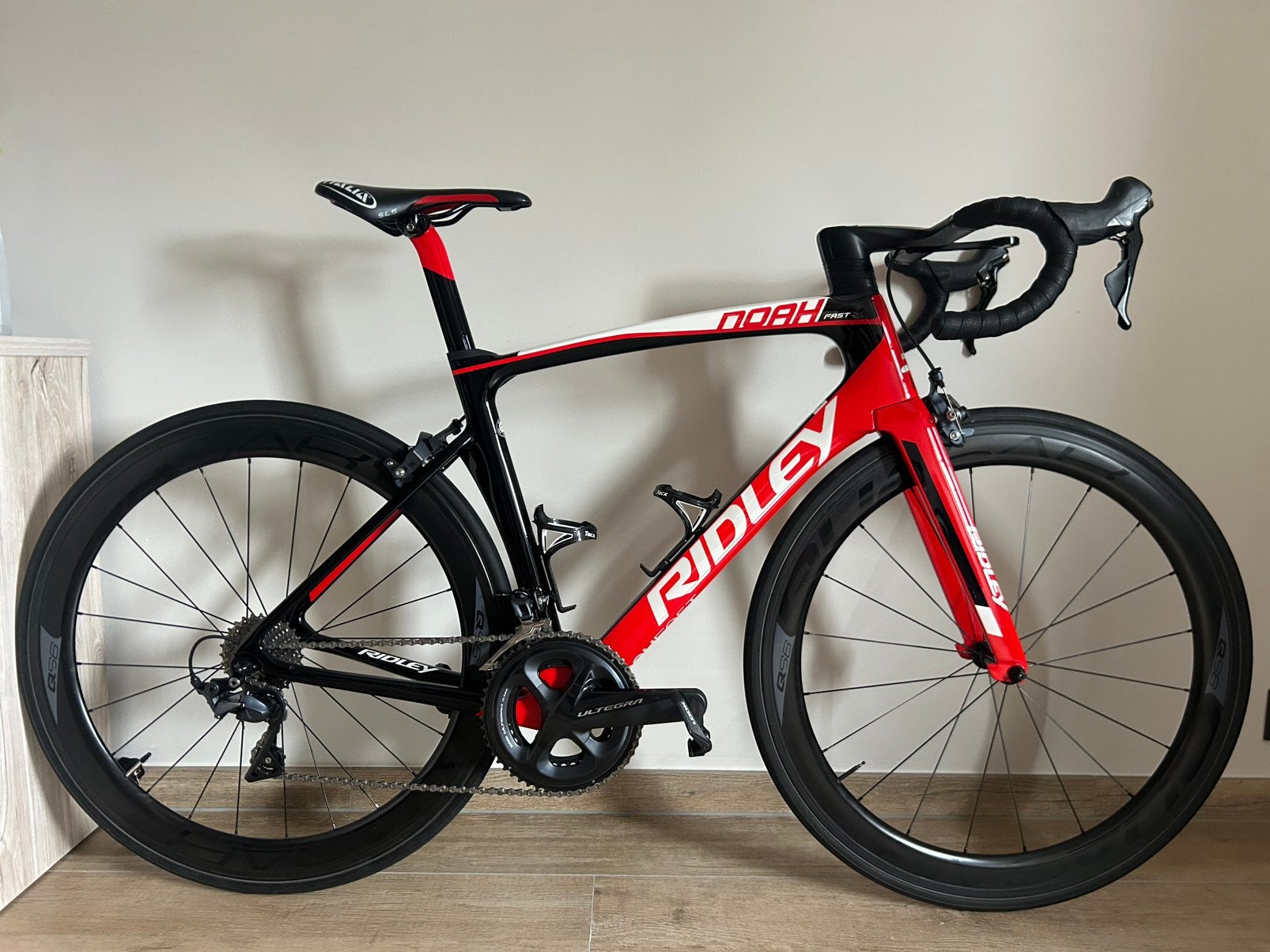 Racefiets RIDLEY NOAH FAST - complete nieuwstaat, Carbon, Zo goed als nieuw, Meer dan 20 versnellingen, 53 tot 57 cm