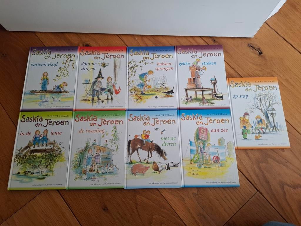 9 boeken Saskia en Jeroen van Jaap ter Haar, Ophalen of Verzenden, Gelezen, Jaap ter Haar, Fictie algemeen