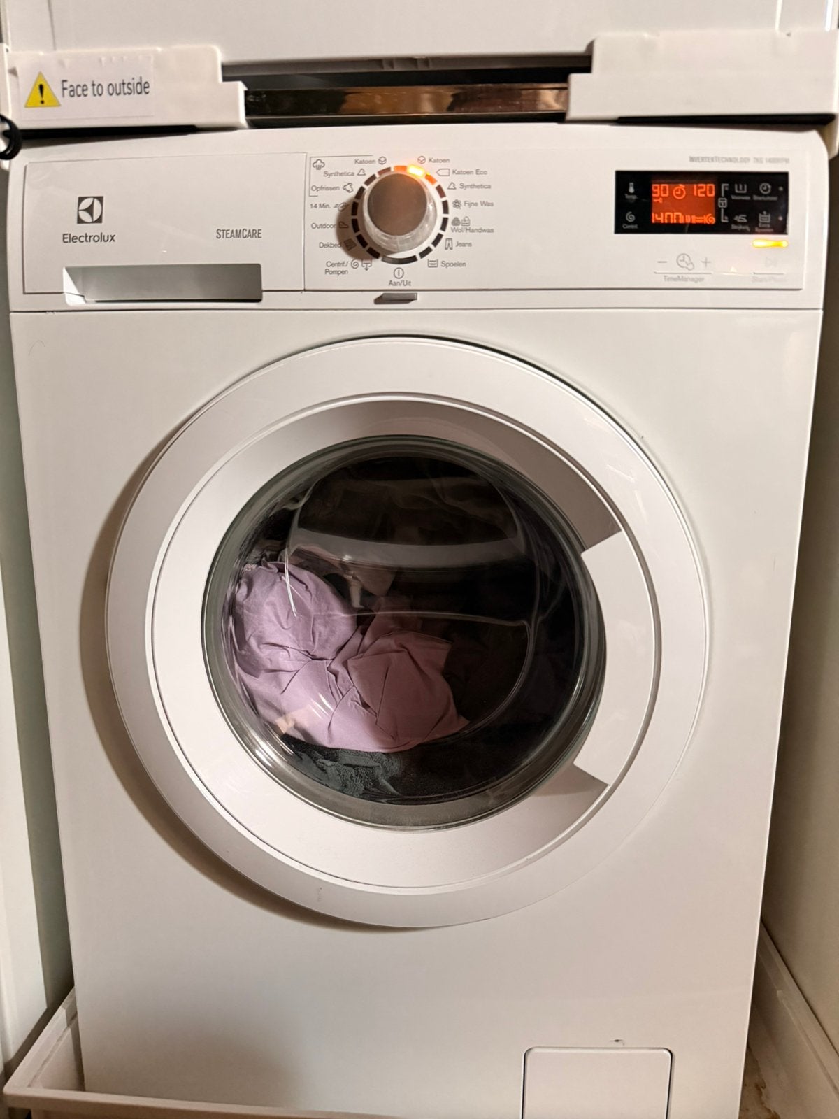 Electrolux Steamcare Wasmachine, 7KG, 1400 toeren, TOPPER!!, Ophalen, Gebruikt, Handwasprogramma, 85 tot 90 cm