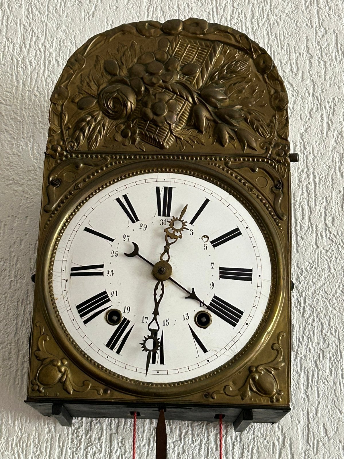 Antieke klok, Ophalen