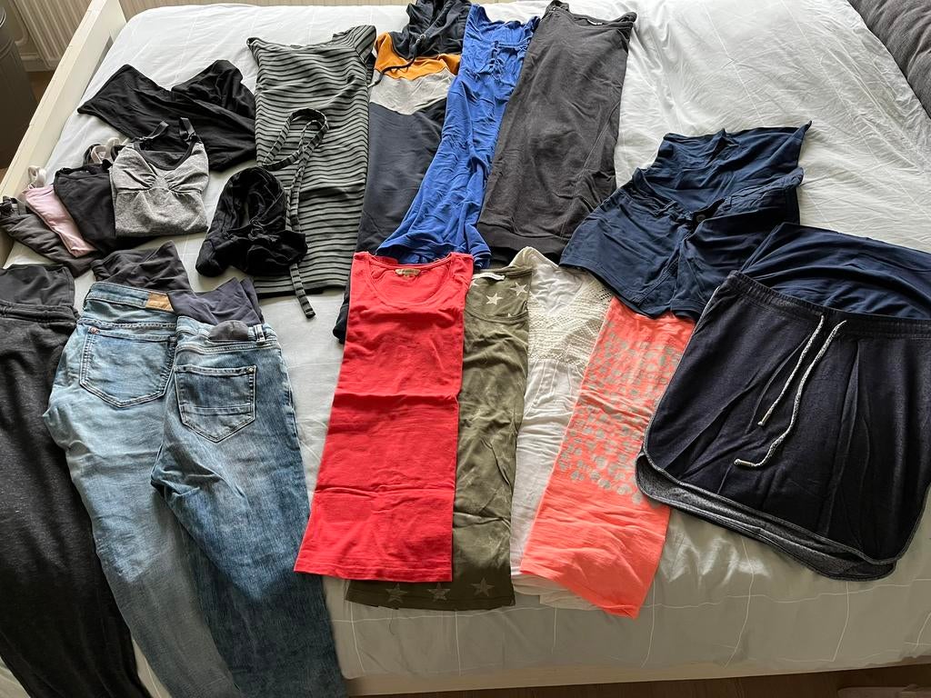 Pakket zwangerschapskleding xxs/xs/s, Overige kleuren, Jurk, Ophalen of Verzenden, Zo goed als nieuw