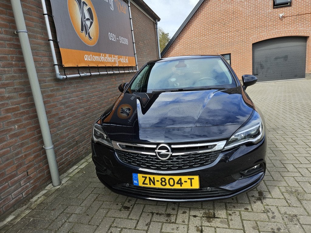 Opel Astra 1.0 Turbo 120 Jaar Edition (motor probleem), Gebruikt, Blauw, 610 kg, Origineel Nederlands