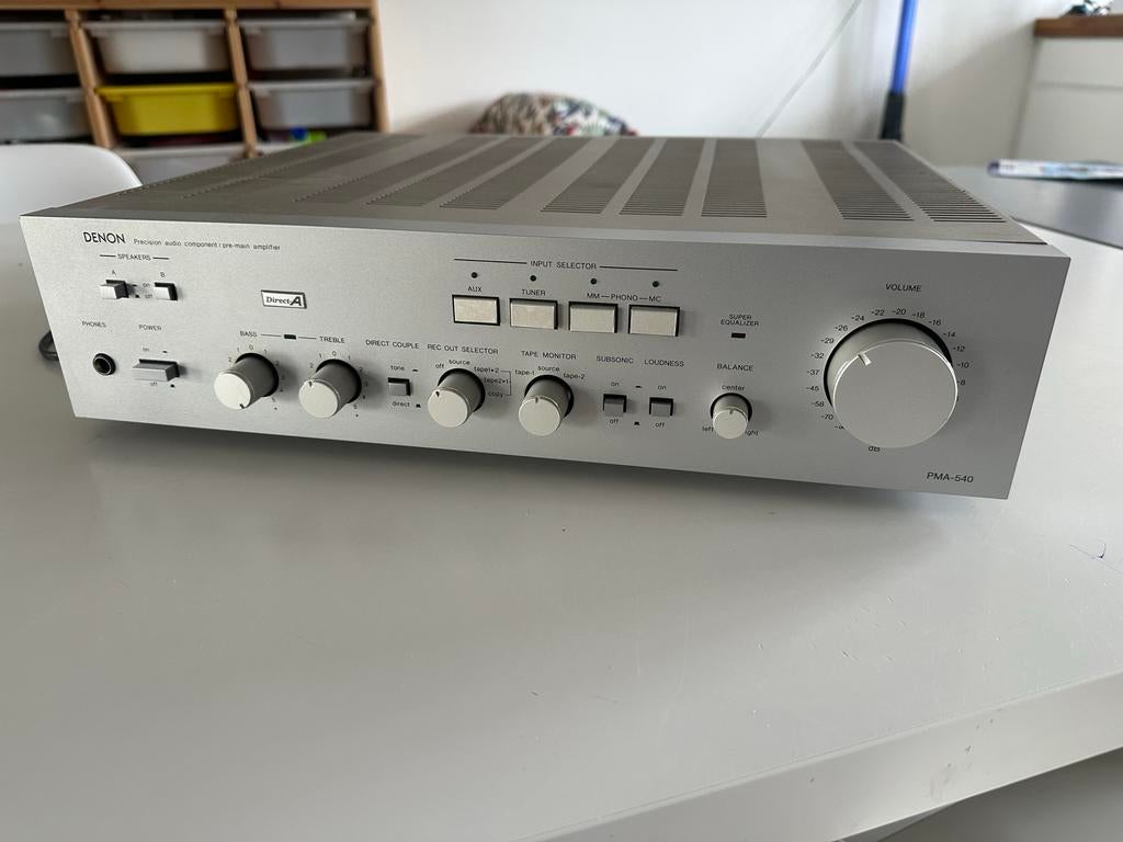 Denon PMA-540 Stereo Versterker - Vintage Audio, Denon, Ophalen of Verzenden, Zo goed als nieuw, 60 tot 120 watt