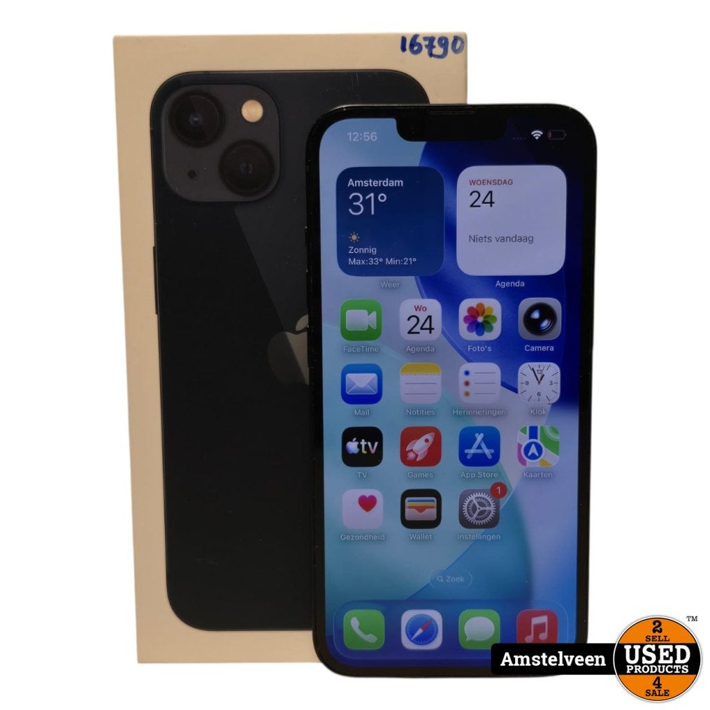 iPhone 13 128GB Black | Nette Staat, Apple, Gebruikt, Support@apple.com, One Apple Park Way
Cupertino, CA 95014
United States