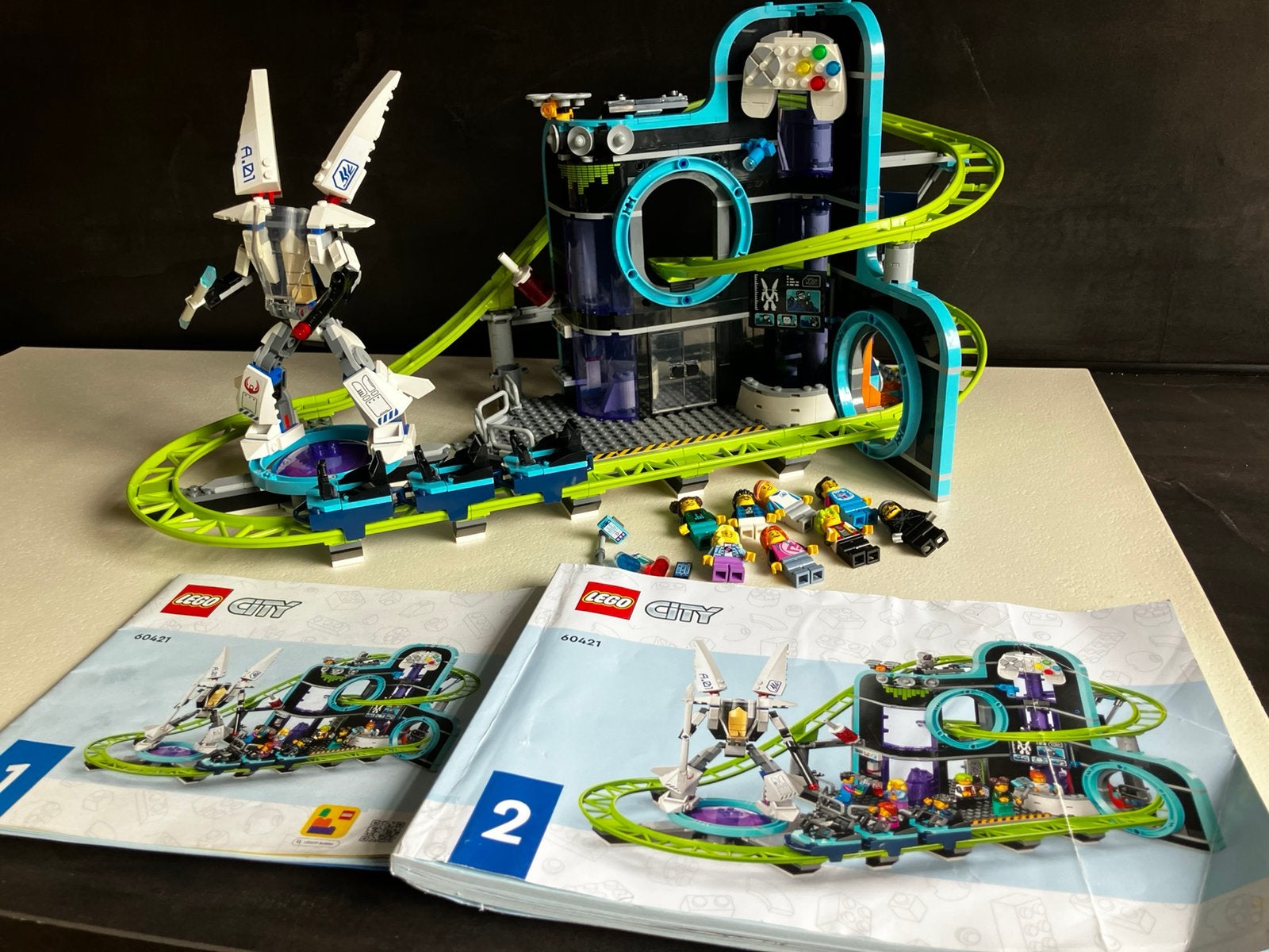Lego 60421 Achtbaan in Robotwereld, Compleet, City, Lego, Ophalen of Verzenden