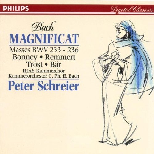 Dubbel CD - Peter Schreier - Bach Magnificat, Ophalen of Verzenden, Barok, Zo goed als nieuw, Overige typen